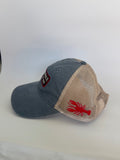 Gear Boardwalk Denim Trucker Hat with Embroidered Lobster